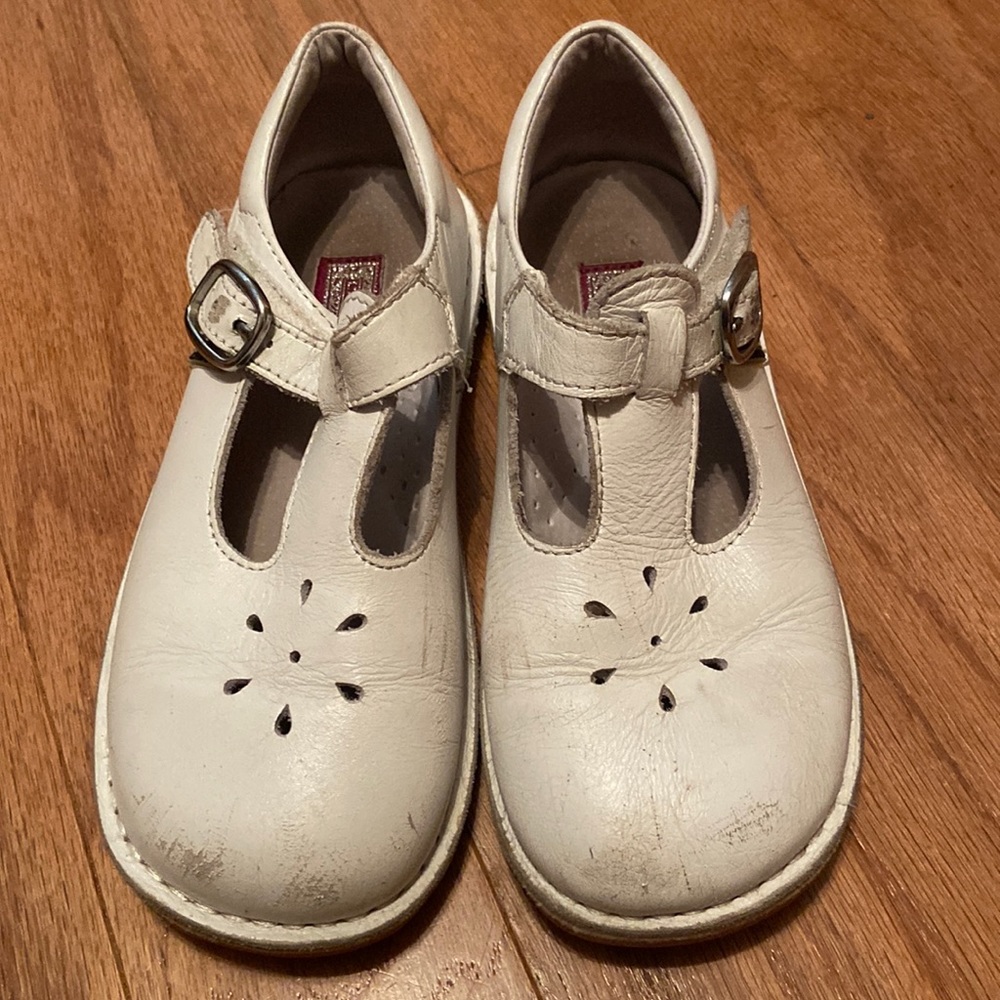 Lamour white Mary Jane style shoes
